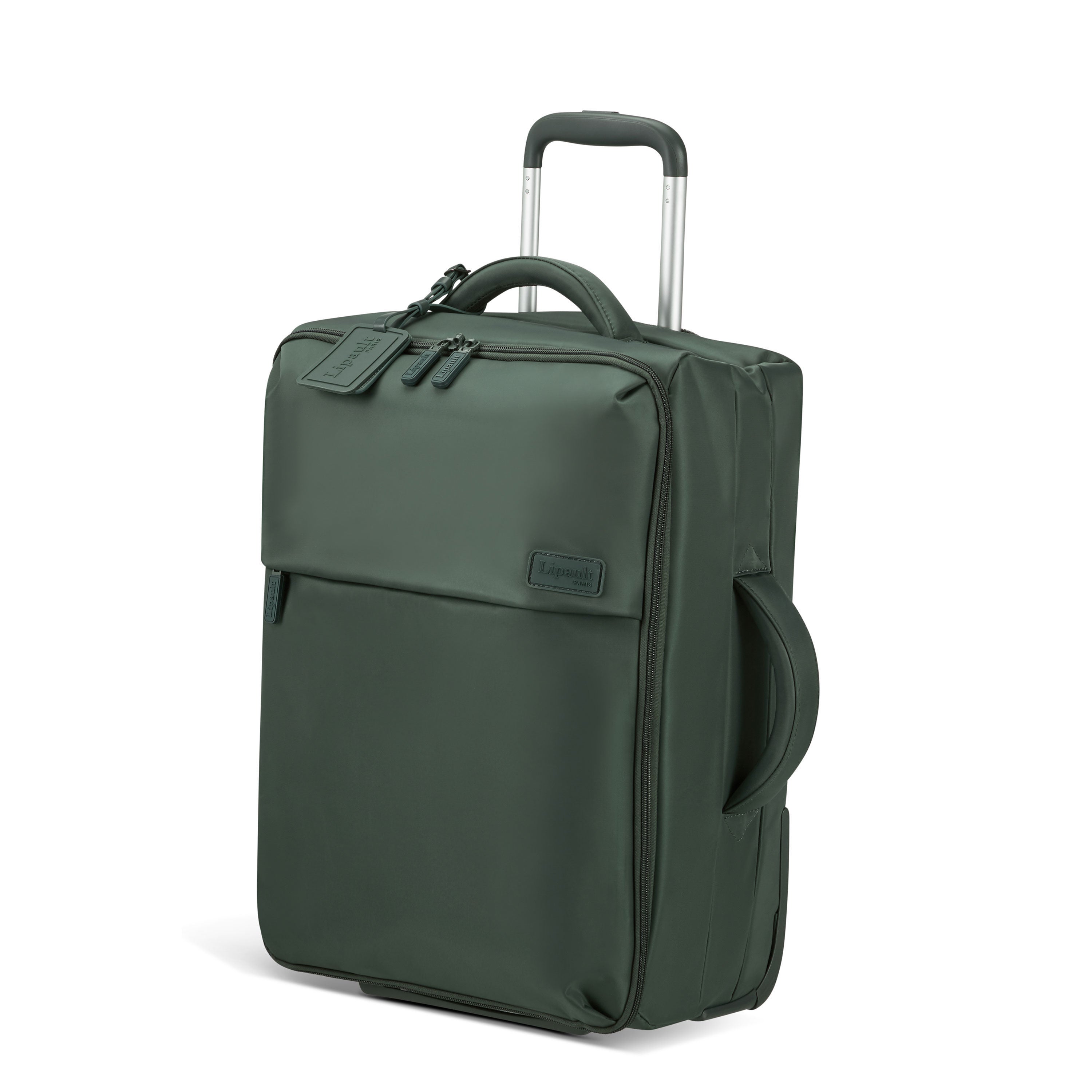 Lipault Foldable Plume Cabin Upright, Khaki Green, Front 3/4 Image image number 3